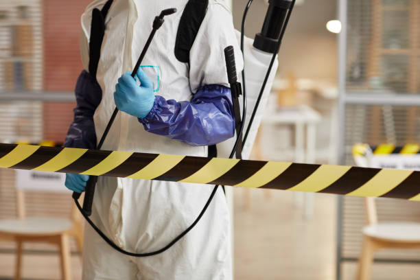 Professional Blood Cleanup technician working in Gladstone, MI